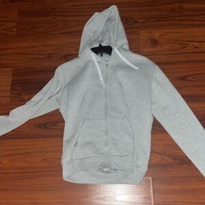 Regular Light gray hoodie